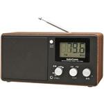木目調ラジオ AM/FM対応 据え置き 2電源対応 家庭用 オーム電機