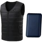 電熱ベスト 16箇所発熱 V01 12V 20000mAhバッテリー付き Forticu