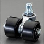 キャスター (自在・ツインホール・ナイロン) エスコ