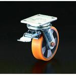 キャスター (自在金具・前輪ブレーキ付き) エスコ