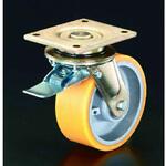 キャスター (自在金具・前輪ブレーキ付き) エスコ