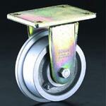 キャスター (スティール車輪・レール用) エスコ