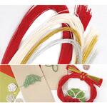 水引 90cm 定番カラー白・赤・羽衣金・羽衣銀セット 日本紐釦貿易