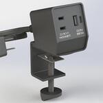 クランプ式タップ (USB typeA・C) エスコ