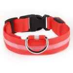 充電式LEDライト首輪レッド デジタルランド