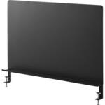 デスク横トレー付きスチールパネル タワー ブラック 山崎実業