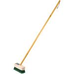 PRO化繊デッキブラシ18 竹合板柄 日本クリンテック