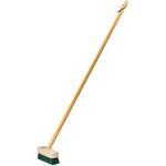 PRO化繊デッキブラシ24 竹合板柄 日本クリンテック