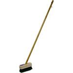 PRO化繊デッキブラシ縦型18 竹合板柄 日本クリンテック