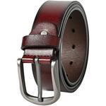 ベルト ゴルフ バイク シンプル 紳士 革 ブラウン RIDEZ(ライズ)