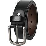 ベルト ゴルフ バイク シンプル 紳士 革 ブラック RIDEZ(ライズ)