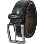 ベルト シンプル 紳士 ゴルフ 本革 ブラック RIDEZ(ライズ)