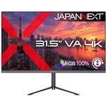 31.5型/3840×2160/HDMI×1、DP×1、USB-C×1/ブラック/スピーカー有/2年保証 JAPANNEXT