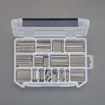 波型スプリングロールピンセット (ステンレス製) エスコ