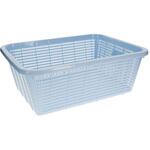 抗菌脱衣カゴ ブルー 三和製作所