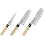 ETW-5000 三徳包丁165mm&菜切包丁165mm&ペティナイフ130mm よこやま