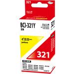 C321Y 汎用インクカートリッジ キヤノン対応 BCI-321タイプ 日本ナインスター