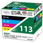 NSB113-4P 汎用インクカートリッジ ブラザー対応 LC113タイプ 日本ナインスター