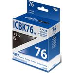 E76BK 汎用インクカートリッジ エプソン対応 ICC76 タイプ 日本ナインスター