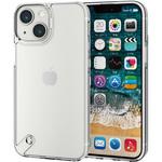 iPhone13 mini ケース カバー ハイブリッドケース ストラップホール付 エレコム