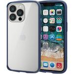 iPhone13 Pro ケース カバー ハイブリッドケース 軽量 背面ガラス フレームカラー エレコム
