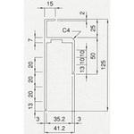 アルミブロック用コーナーポスト 水切付/CPA型 日軽金アクト