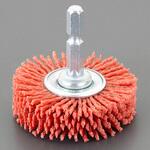 六角軸 軸付ブラシ (砥粒付ナイロン) エスコ