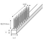 柄付きブラシ (アルミ) エスコ