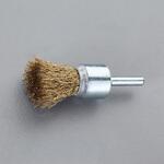 軸付ブラシ (エンド型/スチール製) エスコ