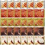 ローゼン マネケンワッフル5種セット 各6個 合計30個 個包装 プレーン チョコレート ホワイトショコラ いちご メープル マネケン