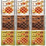 ローゼン マネケンワッフル3種セット 各6個 合計18個 個包装 プレーン ココア メープル マネケン