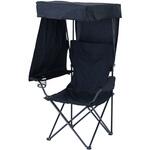 アウトドアチェア 日よけ 屋根 折りたたみ シェード付き YAMAZEN(山善)