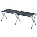 アウトドアチェア 折りたたみ ベンチ アルミ 軽量 2人掛け 耐荷重160kg YAMAZEN(山善)