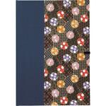 半紙ばさみ友禅紙 紺 呉竹