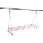 バスタオルハンガー 5枚掛け ピンチ10個付 サワフジ