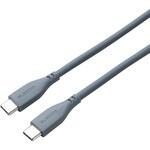 USB-C ケーブル PD100W USB Type-C to Type-C 2m 急速充電 シリコン 柔らかく絡まりにくい エレコム