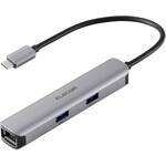 ドッキングステーション 5-in-1 USB-C ハブ HDMI 4K/60Hz USB-A×3 LAN ケーブル一体18cm アルミ筐体 エレコム
