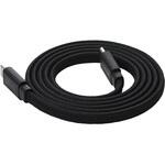 USB-C ケーブル PD60W USB Type-C to C 急速充電 薄型フラット ナイロンメッシュ マグネット 磁石 エレコム