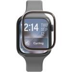 アップルウォッチ ガラス フィルム 【Series 11/10 [46mm]対応】 全面保護 高透明 極薄 貼り付けツール付 エレコム