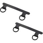 スマホストラップホールシート 挟むだけ スマホケース スピーカー穴対応 2口タイプ ステンレス製 薄型0.2mm エレコム