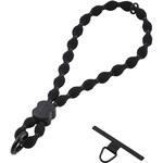 スマホストラップ ハンドストラップ 手首用 全機種対応 やわらか伸縮タイプ 反射糸で夜間も安心 AIRFLEX エレコム