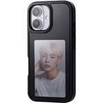 iPhone 16 ケース 背面ディスプレイ搭載 高解像度 着せ替え 推し活 専用アプリ「キセカエパレット」 エレコム