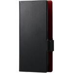 スマホケース 手帳型 多機種スマホ対応 汎用 マルチケース 自己吸着シート 薄型 軽量 Sサイズ ソフトレザー エレコム