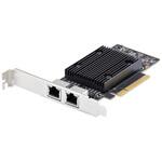 ネットワークアダプターカード/PCI Express x8/2ポート/10GbE/Broadcom BCM57416/10GBASE-T ギガビットイーサネット StarTech.com