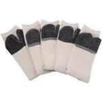 純綿ソックス指付 5P コーコス信岡