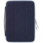 11．6インチ汎用PCセミハードケース/ネイビー×ブルー ナカバヤシ