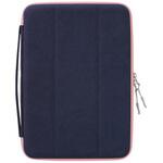 11．6インチ汎用PCセミハードケース/ネイビー×ピンク ナカバヤシ