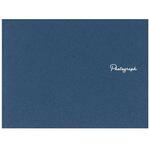 ライト写真台紙/L判/ヨコ/ネイビーブルー ナカバヤシ