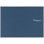 ライト写真台紙/KG判/ヨコ/ネイビーブルー ナカバヤシ