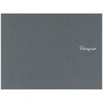 ライト写真台紙/2L判/ヨコ/ストーングレー ナカバヤシ